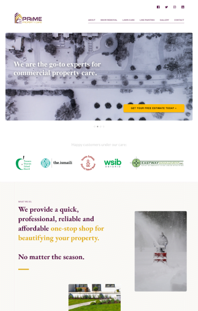 custom website