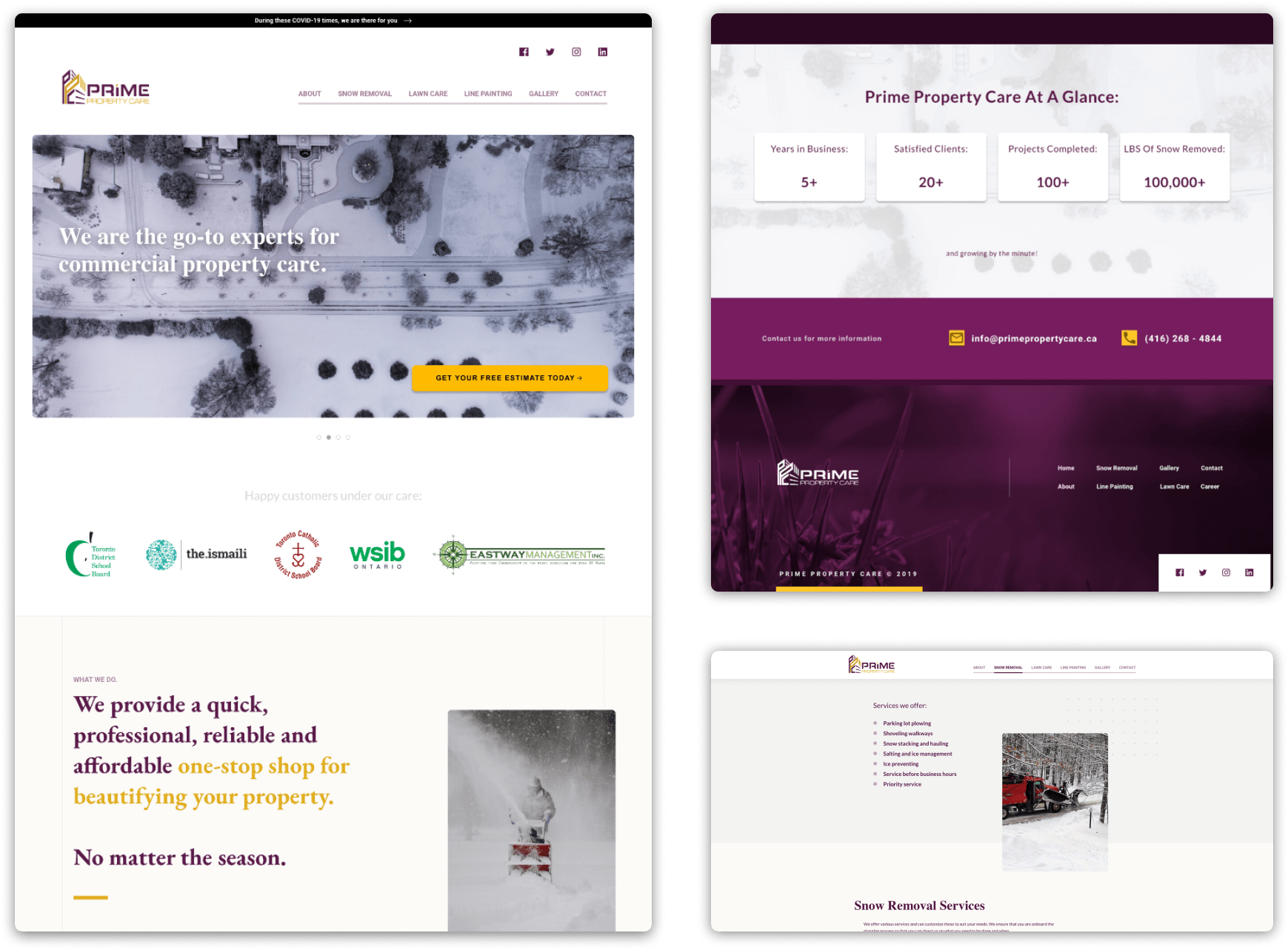 custom website