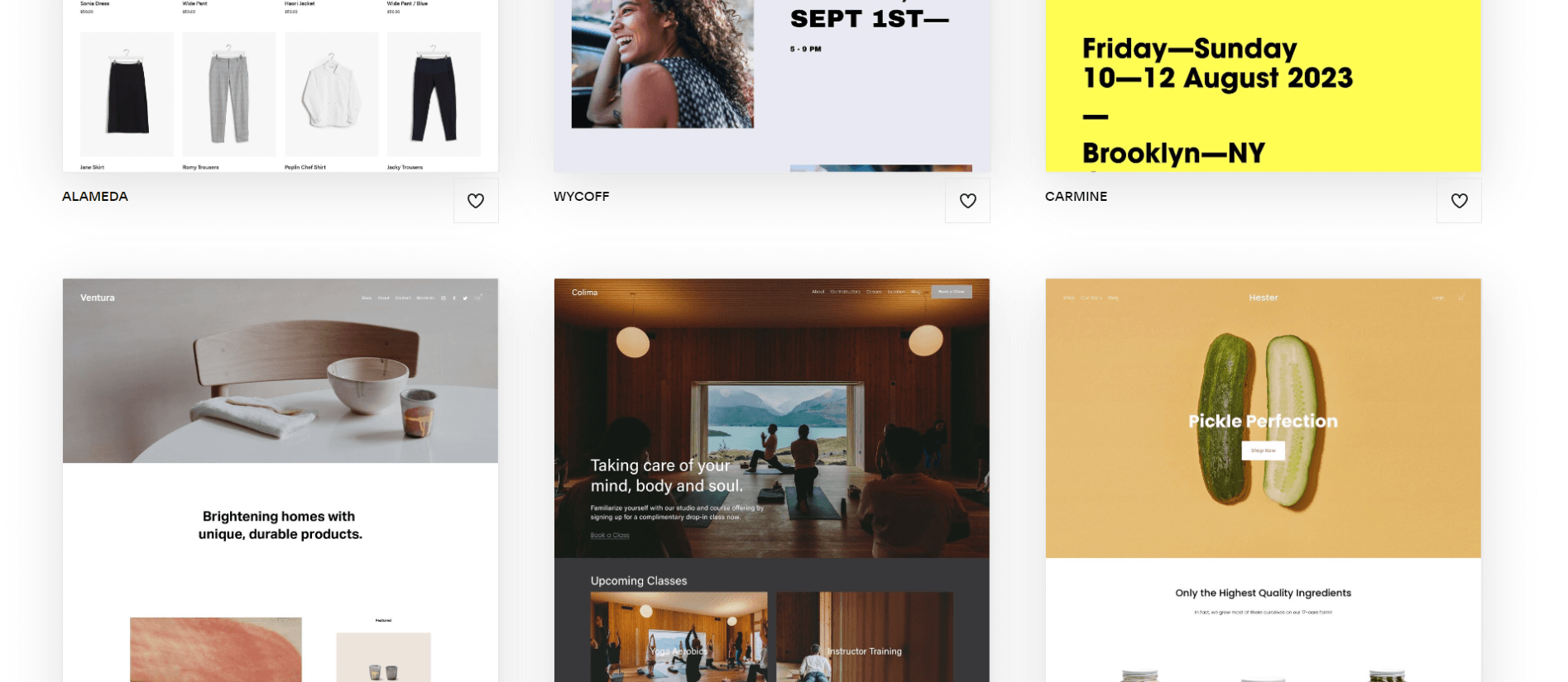 squarespace web design templates