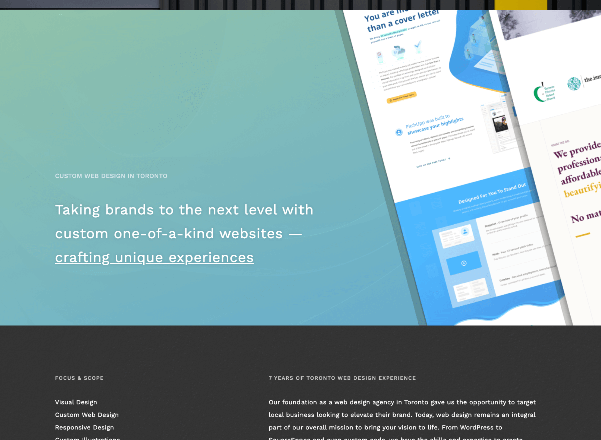 landing page example
