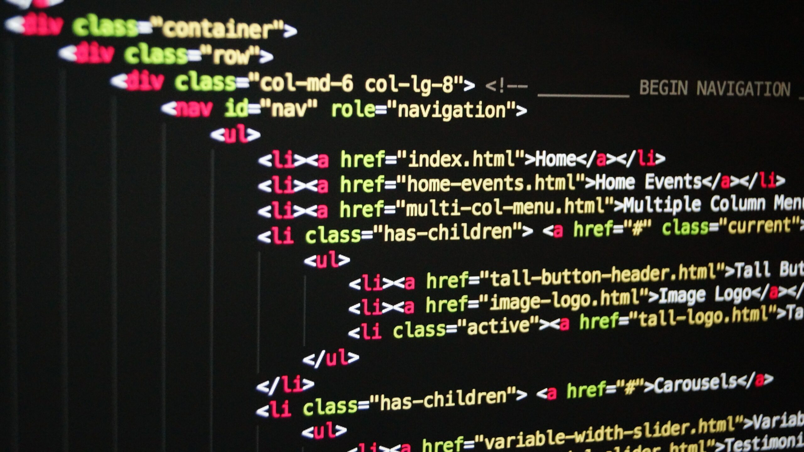 web design code